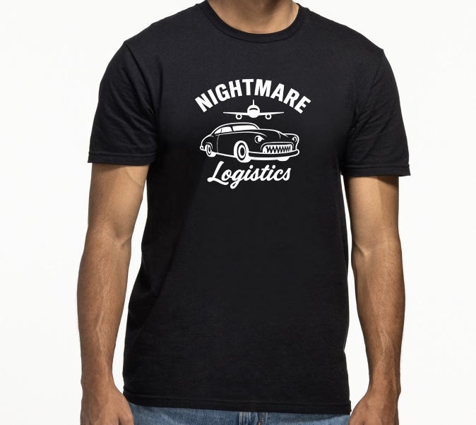 Nightmare Logistics Black Tee Shirt